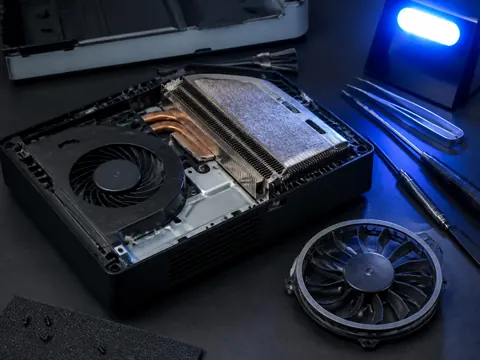Manutenção preventiva de console (imagem de referência provisória)